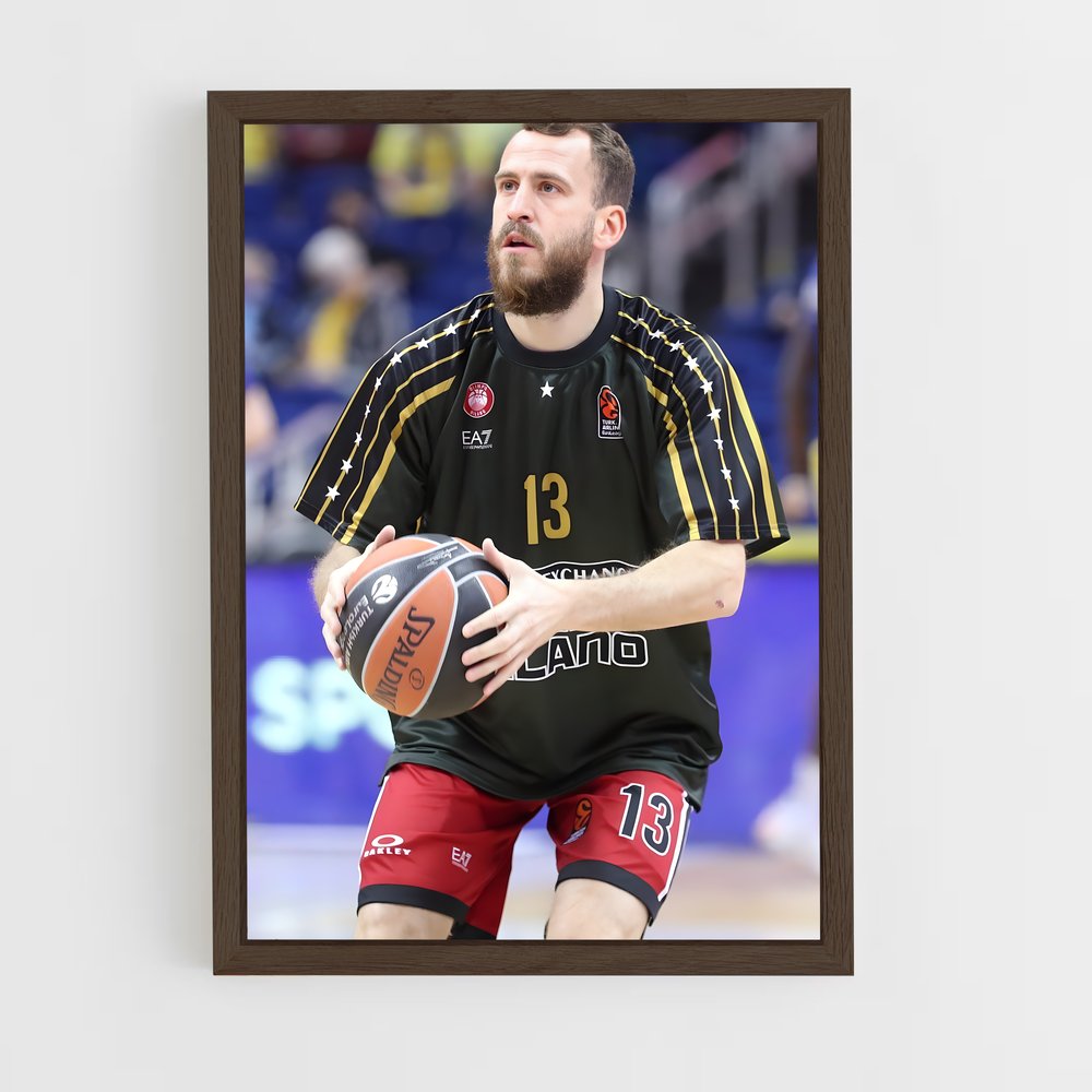 Poster Sergio dunk – affiche Basketball (vue 5)